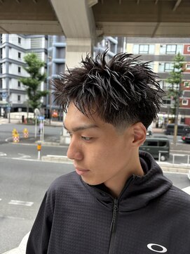 キングオブヘア バイ ノイズ 梅田茶屋町店(KING of hair by NOISM) 波巻きスパイラルパーマメンズマッシュパーマツイストパーマ
