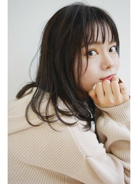 バイエイト(X８) 【オフィス映え】ツヤ×透明感×オン眉シースルーレイヤー