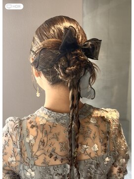 ロイ(roi) ヘアアレンジ カチモリ お呼ばれヘア