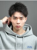 刈り上げツーブロ　大人短髪ツイストショート
