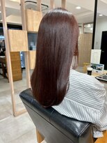 クラン(Chlan)&nbsp;艶髪ピンクブラウン×髪質改善ストレート