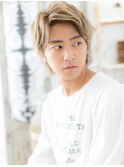 ■ハイトーンカラー束感ワイルドメンズパーマ105-2上尾10代20代