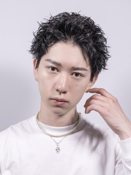 テクト バイアッシュ 吉祥寺店(Tect by Ash) ザクザクスパイキーショートピンパーマアップバングショート