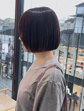 ロンド 表参道店(Lond) ◇くすみベージュ/ボブ/前髪/レイヤー/髪質改善/縮毛矯正/表参道