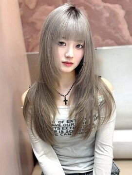 ロンドガーネット 池袋(Lond garnet) 暗めカラー/韓国レイヤー/マロンベージュ/くすみベージュ/池袋