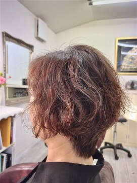 アーツヘアー パーマ+チョコレートブラウン