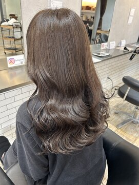 暗めカラー くすみベージュ くすみグレー