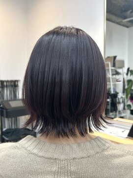 トト 船橋店(toto.) ◇ココアベージュ小顔オリーブグレークラゲヘアーショート[船橋]