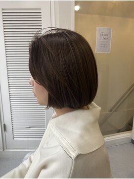 ソイクフ 高田馬場店(SOY-KUFU) 20代30代40代◎小顔に見えせる似合わせカットオリーブグレー