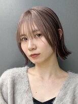 トルネード(TORNADO) 柔らかラベンダー×くびれボブ