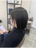 黒髪/クラゲヘアー/オリーブグレー/小顔/ココアベージュ/鎌取