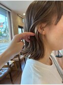 ダークアッシュ/ミディアムレイヤーカット/成田公津の杜駅