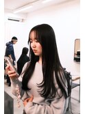 暗髪/ロングレイヤー/20代/30代/髪質改善