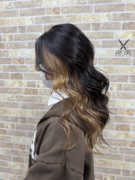 ギャラクシーアンブレラ 水戸店(GALAXY&BRELLA) インナーカラーベージュ