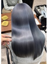 《髪質改善とカラーを同時に叶える》厳選したトリートメントでツヤと柔らかさを実現◎【ブリーチ】