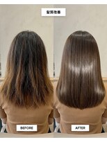 SENJYU 名古屋 名駅【髪質改善 縮毛矯正 白髪ぼかし特化サロン】【4/1OPEN(予定)】 髪質改善 艶髪ミディアム/名古屋駅