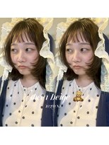 ゾーイダイミョウ(ZOEY daimyo)&nbsp;ブリーチなしw colorで作る透け感カラー◎