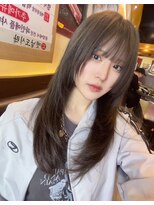 シックス バイ インク 渋谷(SIX by INK.)&nbsp;ダークブルー/デジタルパーマ/ワンホンレイヤー[渋谷]