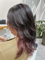 アントワープヘアー 知多半田駅前店(Antwerp hair)&nbsp;インナーカラー　モーブピンク