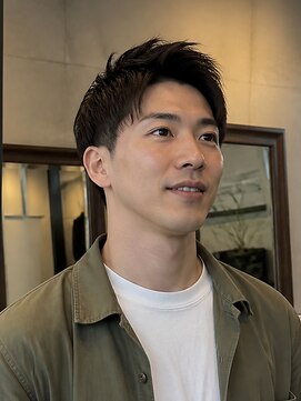 ローム(Rome) Men's/ショート/アップバング/ダークブラウン