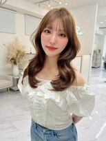 エレリー 和歌山店(EleRe) 《EleRe》うるツヤベージュレイヤーセミロング