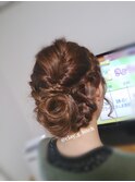 【￥3000】仙台ヘアアレンジ 編み込み パーティーヘアセット