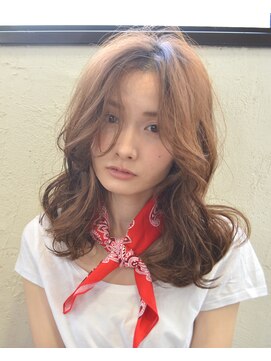 スタジオ エット(studio ett) ナチュラル×フリンジ　大人カジュアルパーマ