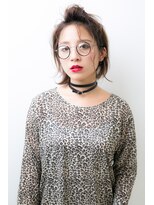 ボンヌーベル&nbsp;【Bonne Nouvelle】ラフ束感ボブ×無造作くせパーマ アレンジ