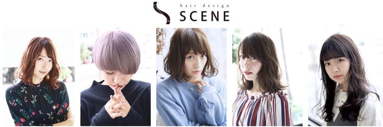 シーン(hair design SCENE)のサロンヘッダー
