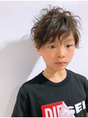波ウェーブ+スパイラル+ピン3種MIXパーマ