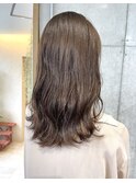 【わだロング】フレンチガーリーキャラメルベージュ