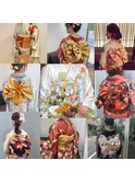 卒業式ヘアメイク 着物 ミディアム