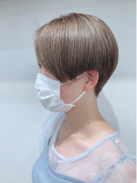 モリオフロムロンドン 松戸店(Morio from London) 【松戸 岩口】ハイトーンセンターパートマッシュショート