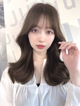 ユー(juu.) new open☆【juu./柳迫】cinnamon greige×韓国くびれロング