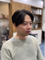 カルム(Calme) センターパート×ナチュラルかき上げ