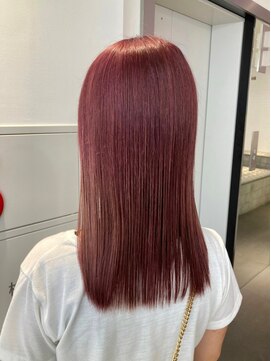 ゲーム 原宿店(GAME) ダブルカラーピンクベージュケアブリーチハイトーン髪質改善