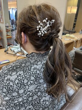 ヘアスペース エーアイアール(Hair Space A.I.R) お呼ばれアレンジ