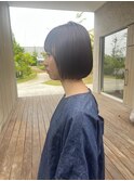 オーダーはショートとボブの間がいいです。/アッシュブラック