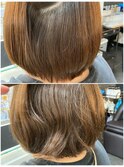 【癖戻りの心配なし】髪質改善ストレート