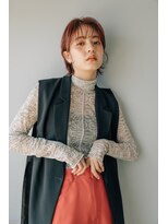 マイ ヘア デザイン 岡崎(MY hair design)&nbsp;前髪/マチルダボブ/ピンクベージュ/インナーグレージュ/岡崎