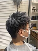 束感のあるメンズショート