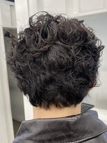 ココ 本八幡(KOKO)&nbsp;□#カルマパーマ#ベリーショート#ウルフ#アッシュブラック
