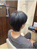 シルバーグレー×メンズカラー