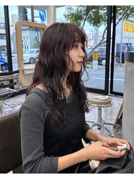 アルダー(ALDER) ニュアンスパーマのロングレイヤー