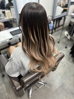 プルエクステのお店ネクスト(NEXT)&nbsp;#プルエクステ#バレイヤージュ#ベージュ