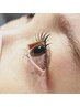 【上まつ毛に自然なカール♪】静かな半個室でおこなう優しい艶々まつ毛パーマ