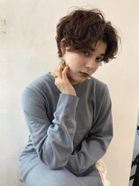 ホロ(hollo)&nbsp;プードルパーマショートウルフパーママッシュパーマ