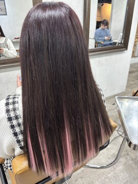 プライズ アイリス 池袋東口店(prize Iris) インナーエクステ/エクステ池袋/学割U24/ピンクカラー