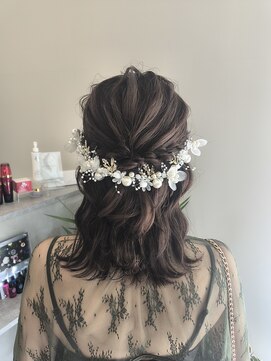 ドープリット(Dope LIT) ハーフアップ/お呼ばれヘア