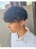 波巻きパーマメンズパーマメンズマッシュ高松